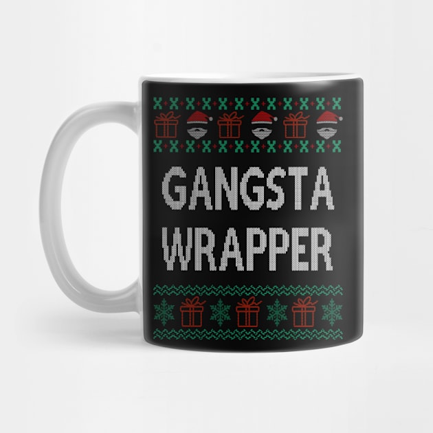 Gangsta Wrapper ugly christmas sweater by Bao1991